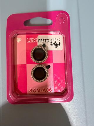 Película Câmera Strass Brilho Para Samsung A06