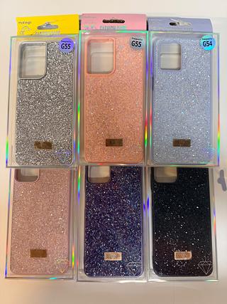 Capa Case Para Celular Moto G54 Com Diaman-tes