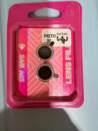 Película Câmera Strass Brilho Para Samsung A05